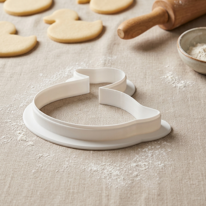 Lucky Goose with Clover Cookie Cutter, 3D Printed Animal Theme