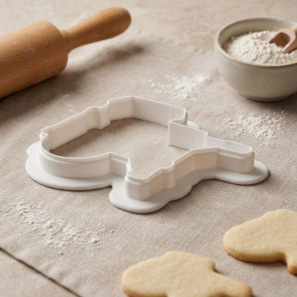 Fourth of July Hot Dog Cart Cookie Cutter, 3D Printed Animal Theme