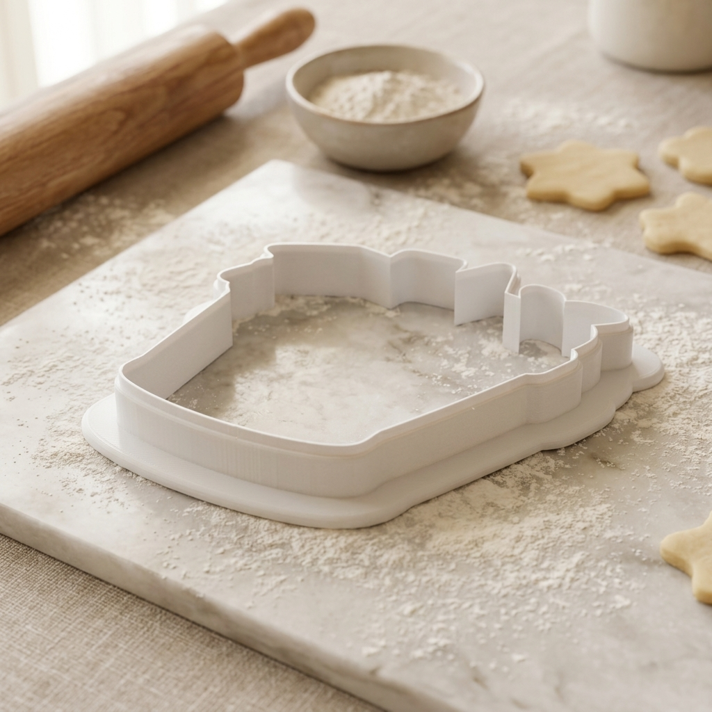 Pencil Cup with Bow Cookie Cutter, 3D Printed Teacher Gift