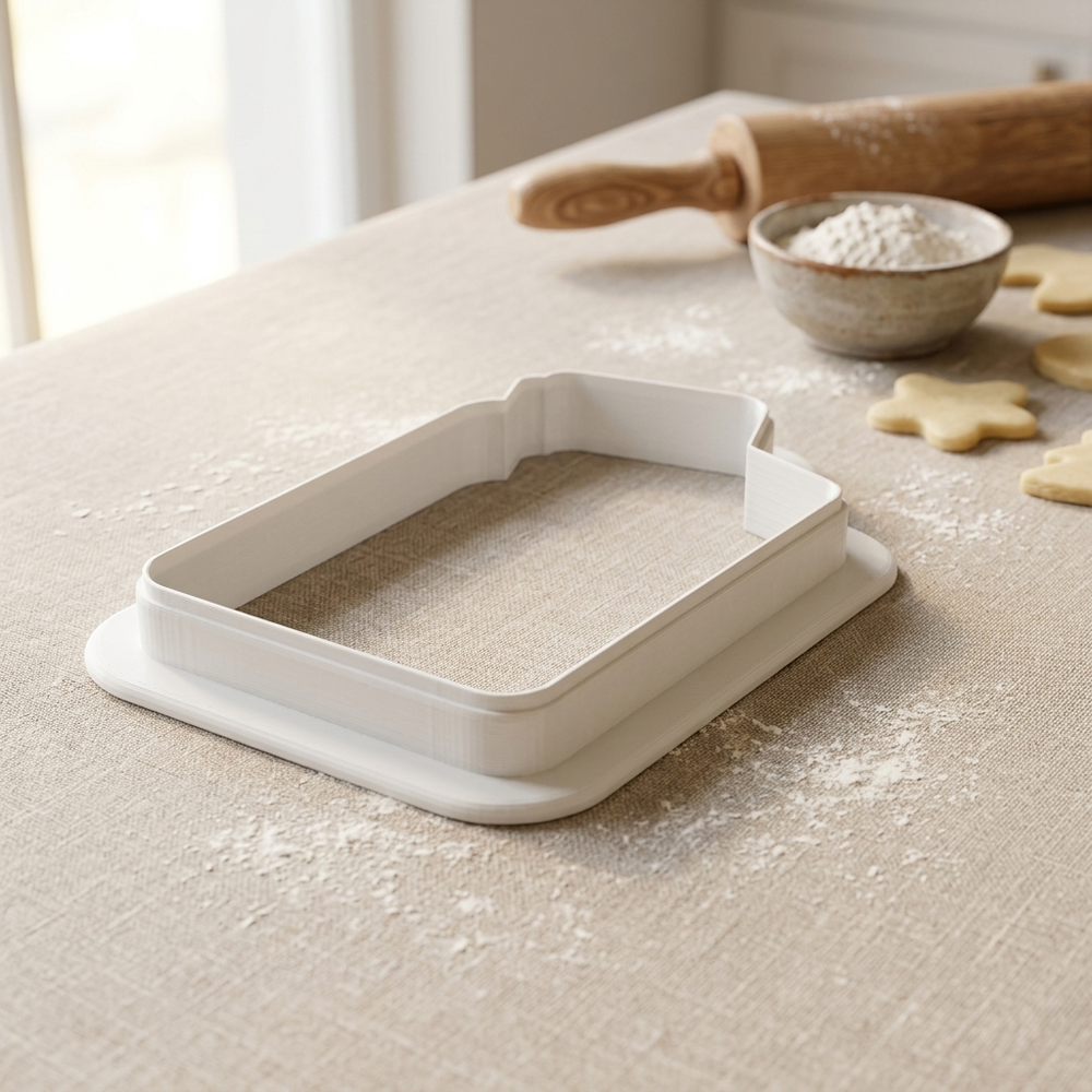 Travel Passport Cookie Cutter, 3D Printed Travel Theme