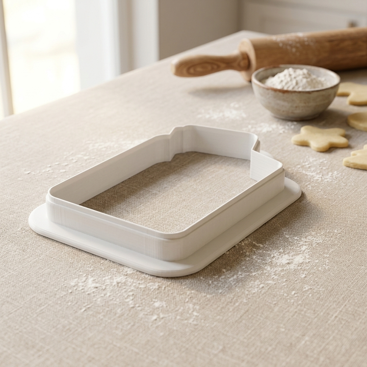 Travel Passport Cookie Cutter, 3D Printed Travel Theme