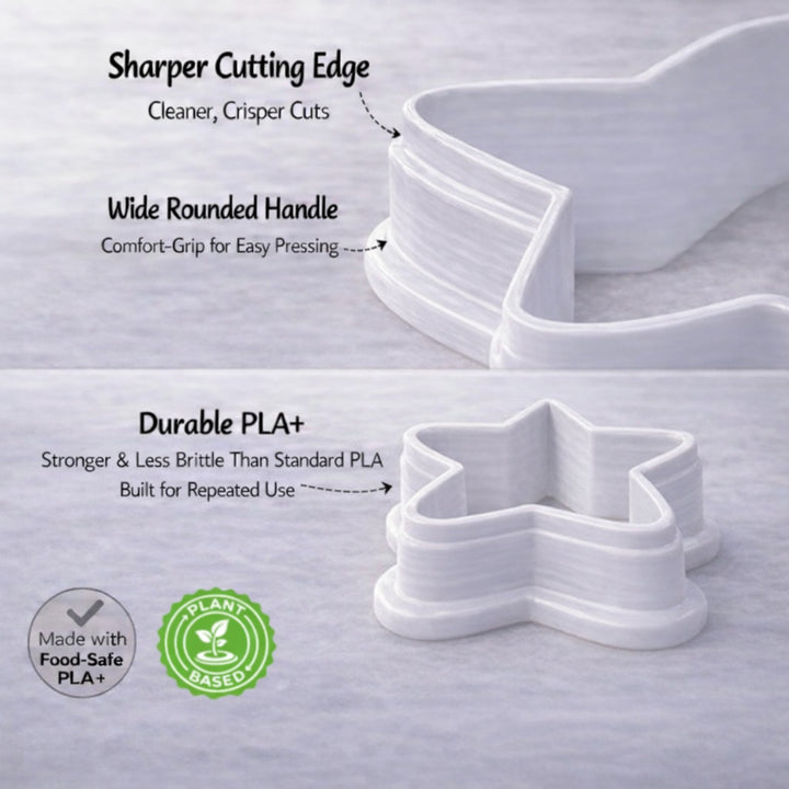 Tulip Garden Cart Cookie Cutter, 3D Printed Spring Flower