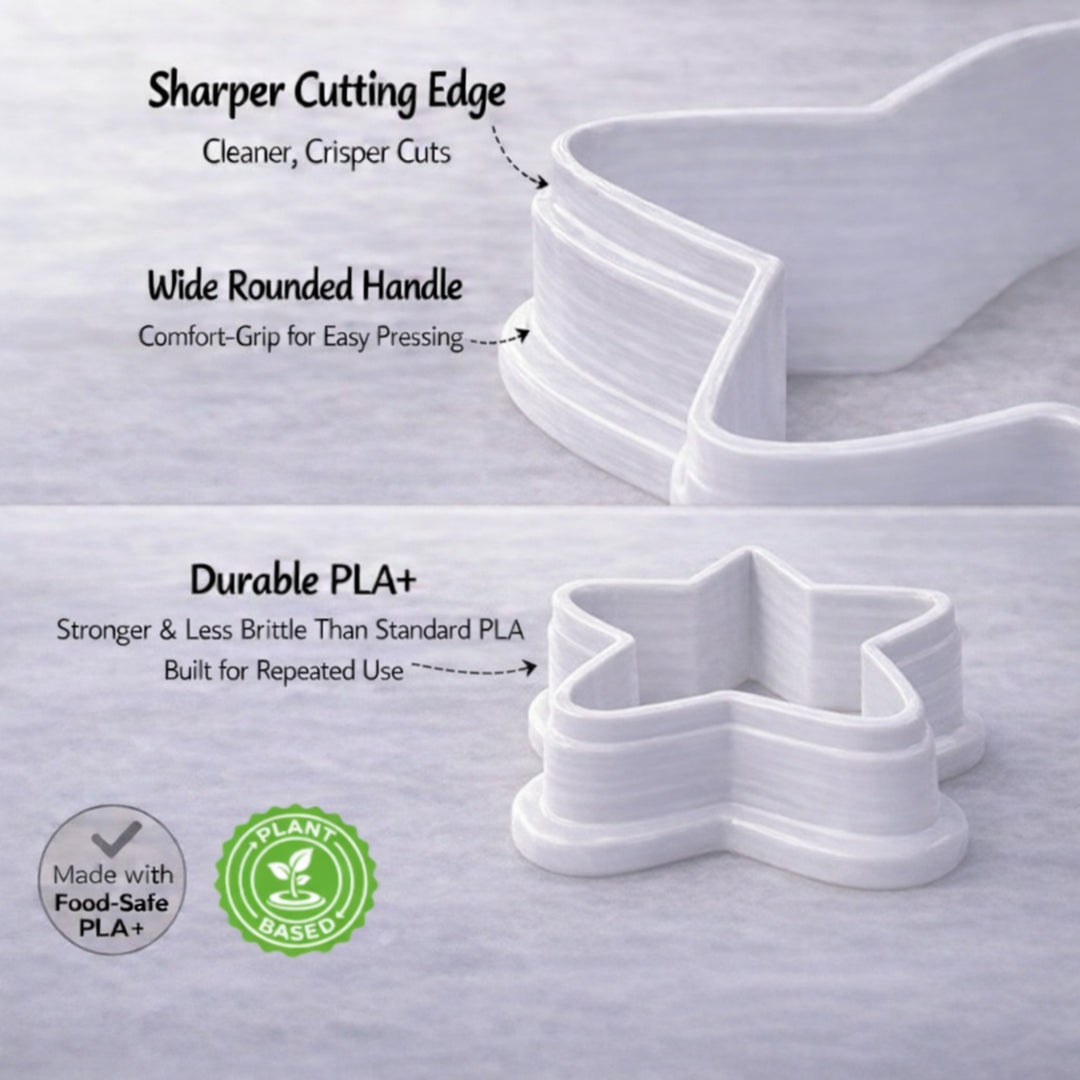 Mini Vegetables Farm Barn Elements Set Cookie Cutter, 3D Printed Party Design
