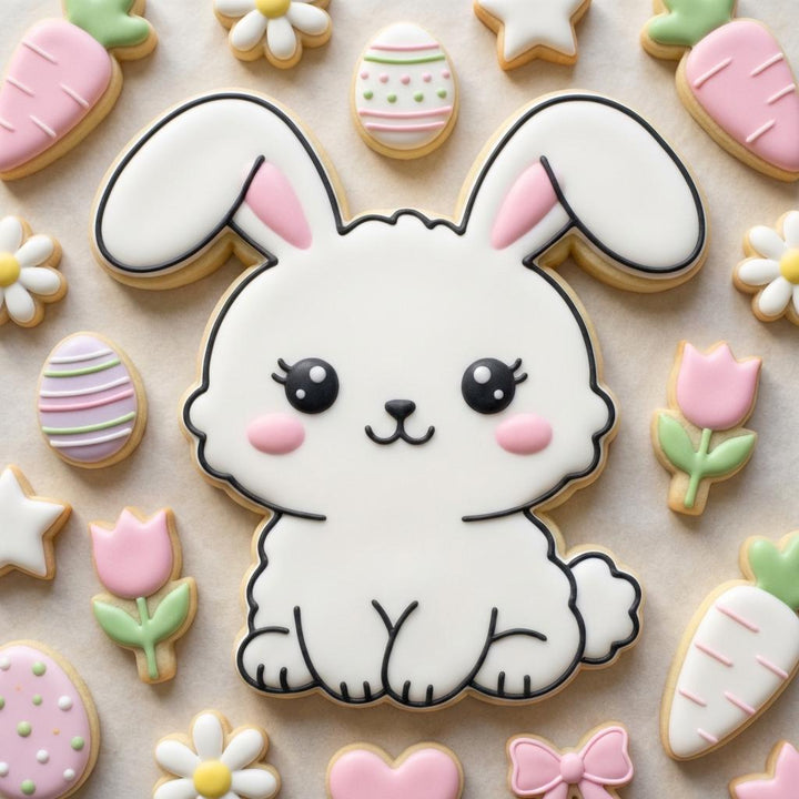Bunny Cookie Cutter  Baby Shower &amp; Easter Baking (3D Printed)