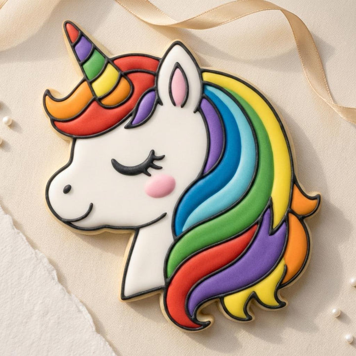 Unicorn Head Cookie Cutter - 3D Printed