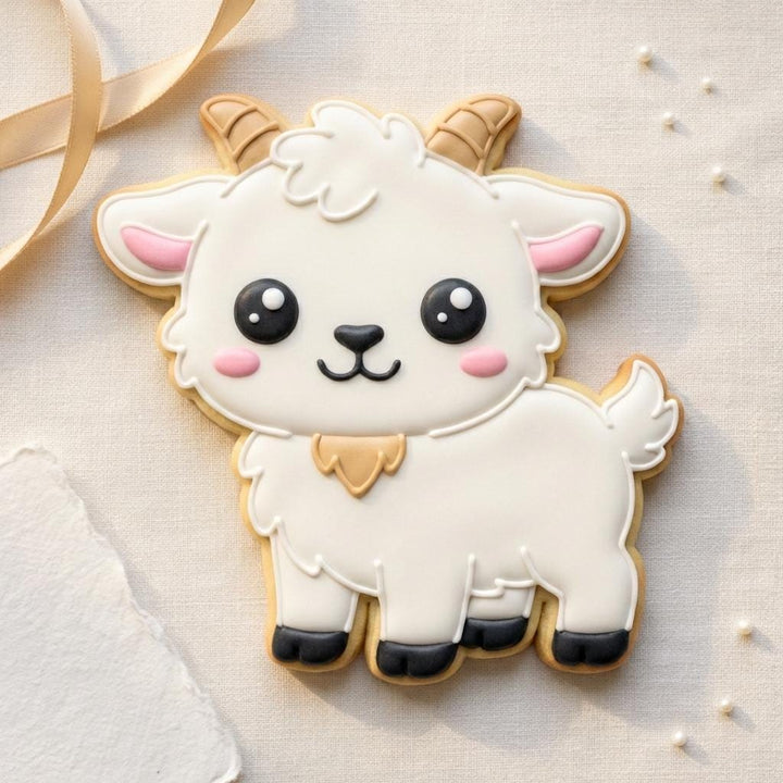 Baby Goat Cookie Cutter - 3D Printed Farm Animal, Baby Shower