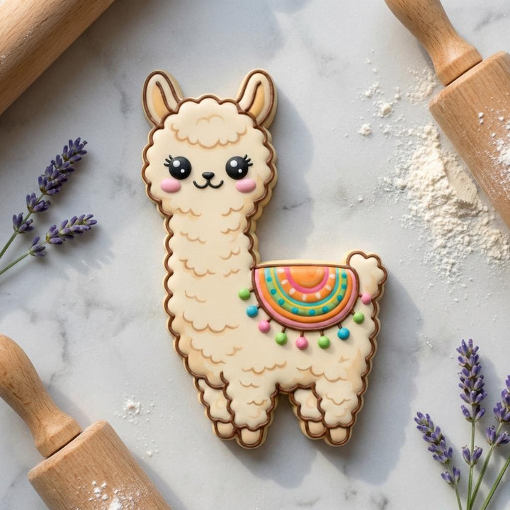 Alpaca (Llama) Cookie Cutter, 3D Printed PLA