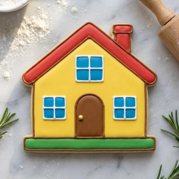 House Cookie Cutter for New Home and Housewarming Cookies