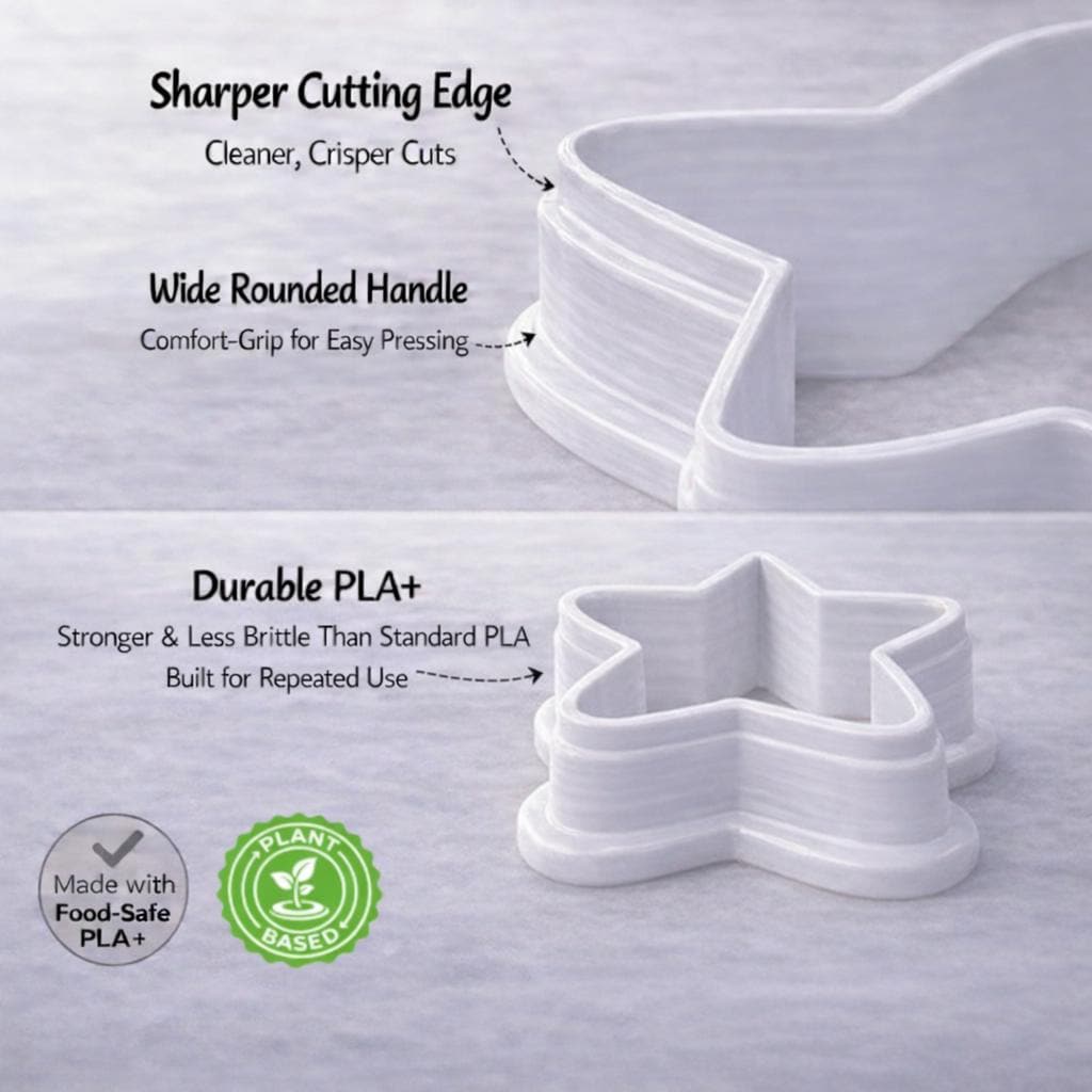 Baby Deer Cookie Cutter, Woodland Fawn, 3D Printed