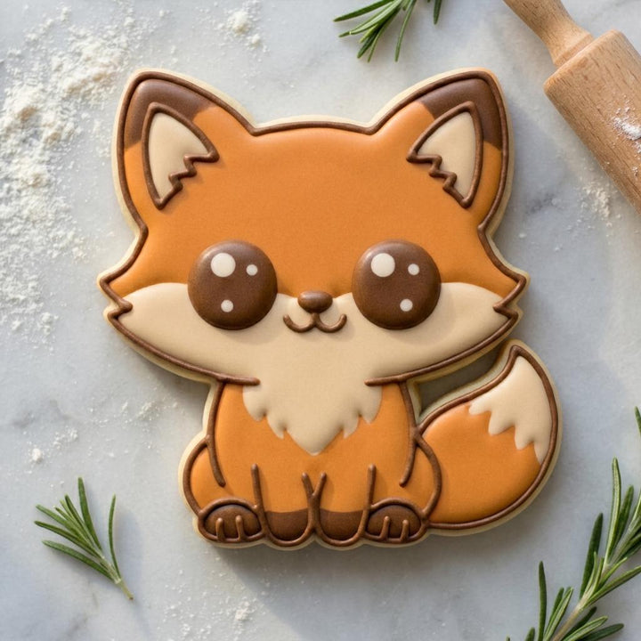 Baby Fox Cookie Cutter, Woodland Animal, 3D Printed