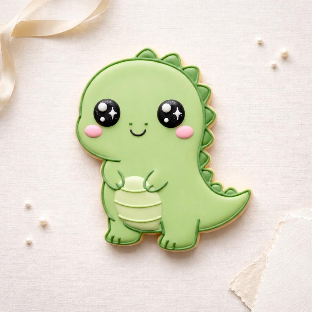 Dinosaur Cookie Cutter, 3D Printed for Cookies &amp; Fondant