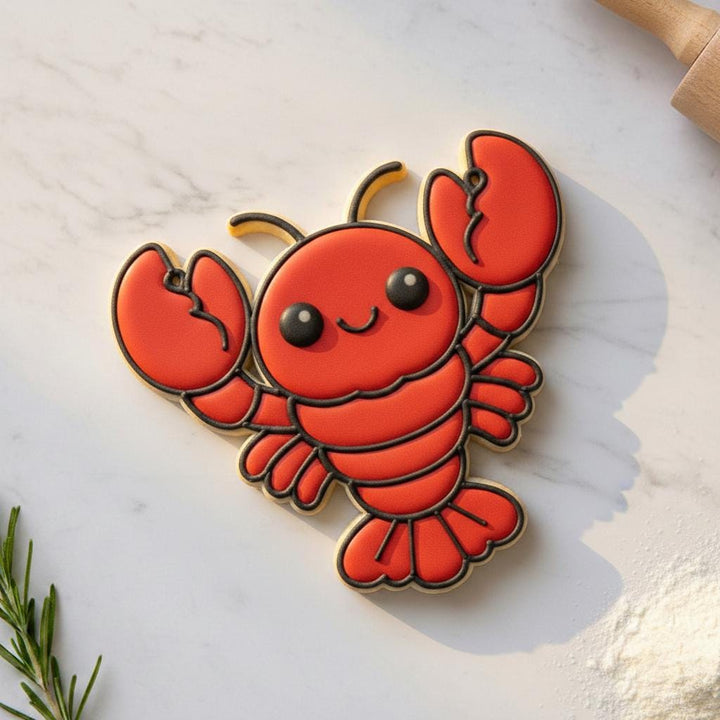 Lobster Cookie Cutter, 3D Printed for Sugar Cookies &amp; Fondant