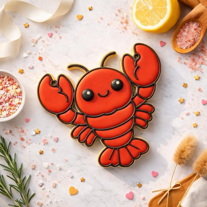 Lobster Cookie Cutter, 3D Printed for Sugar Cookies &amp; Fondant