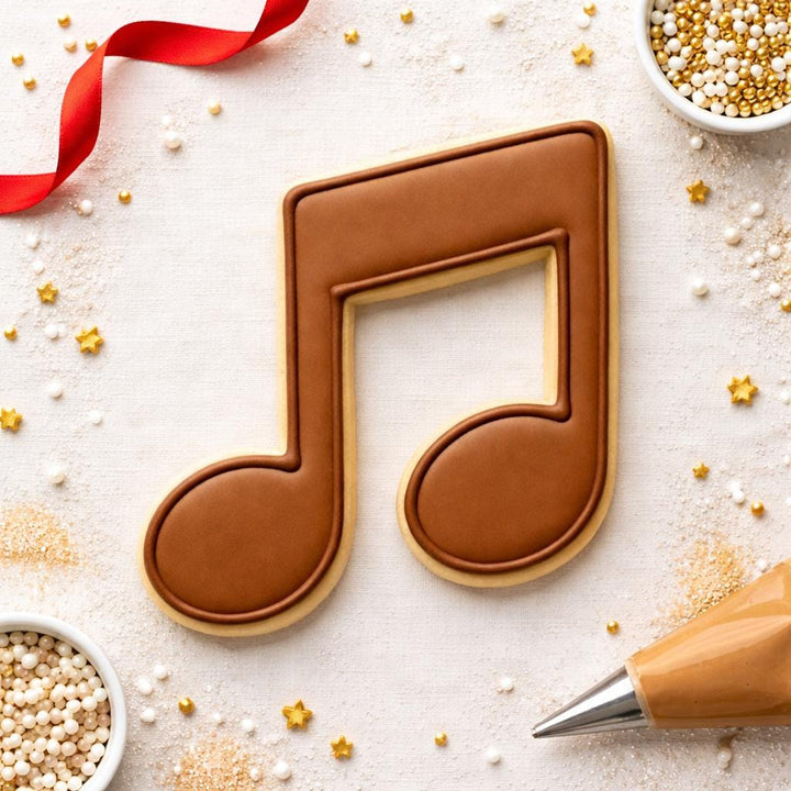 Music Note Cookie Cutter for Fondant &amp; Cookie Dough | 3D Printed