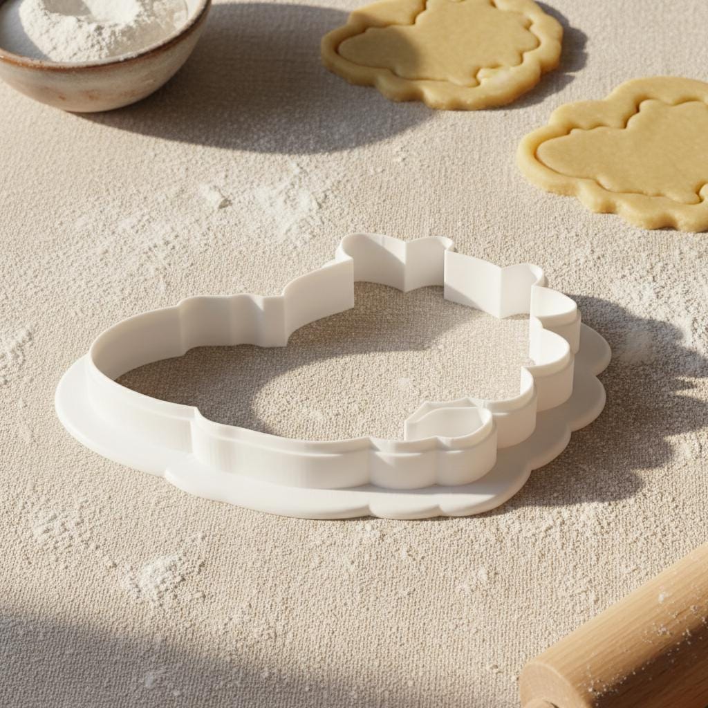 St Patricks Day Lucky Cow Cookie Cutter, Saint Paddy&