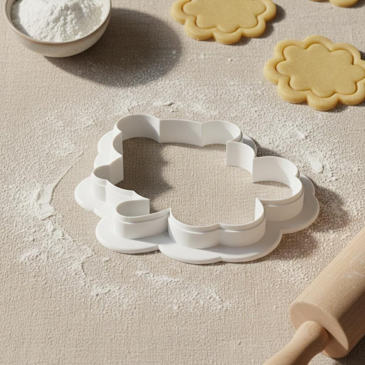 Lucky Panda Cookie Cutter Hugging Shamrock St Patricks Day Baking Tool