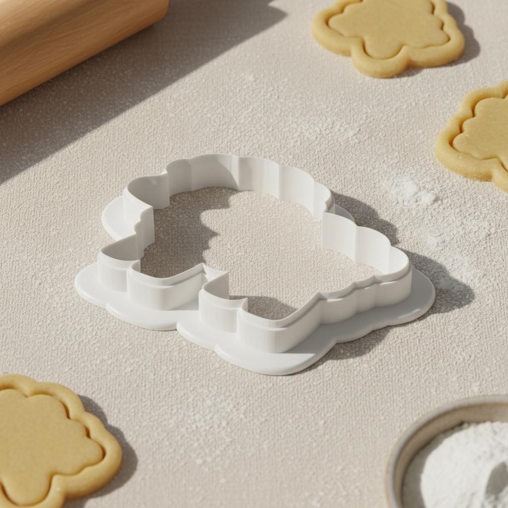 Lamb Cookie Cutter | Spring &amp; Easter Baking | 3D Printed