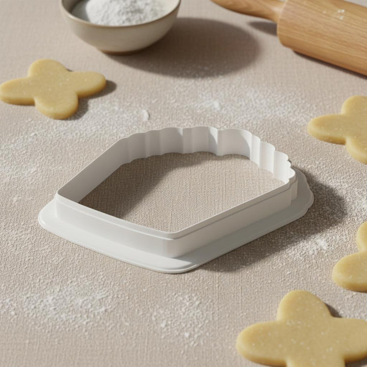 Popcorn Bucket Cookie Cutter, 3D Printed, Movie Night Sugar Cookies &amp; Fondant