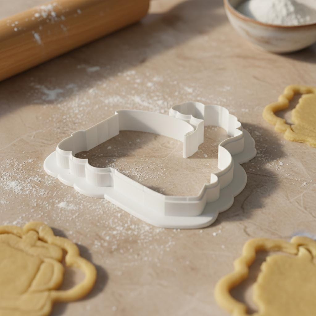 Train Cookie Cutter  3D Printed Choo Choo, Birthday Party