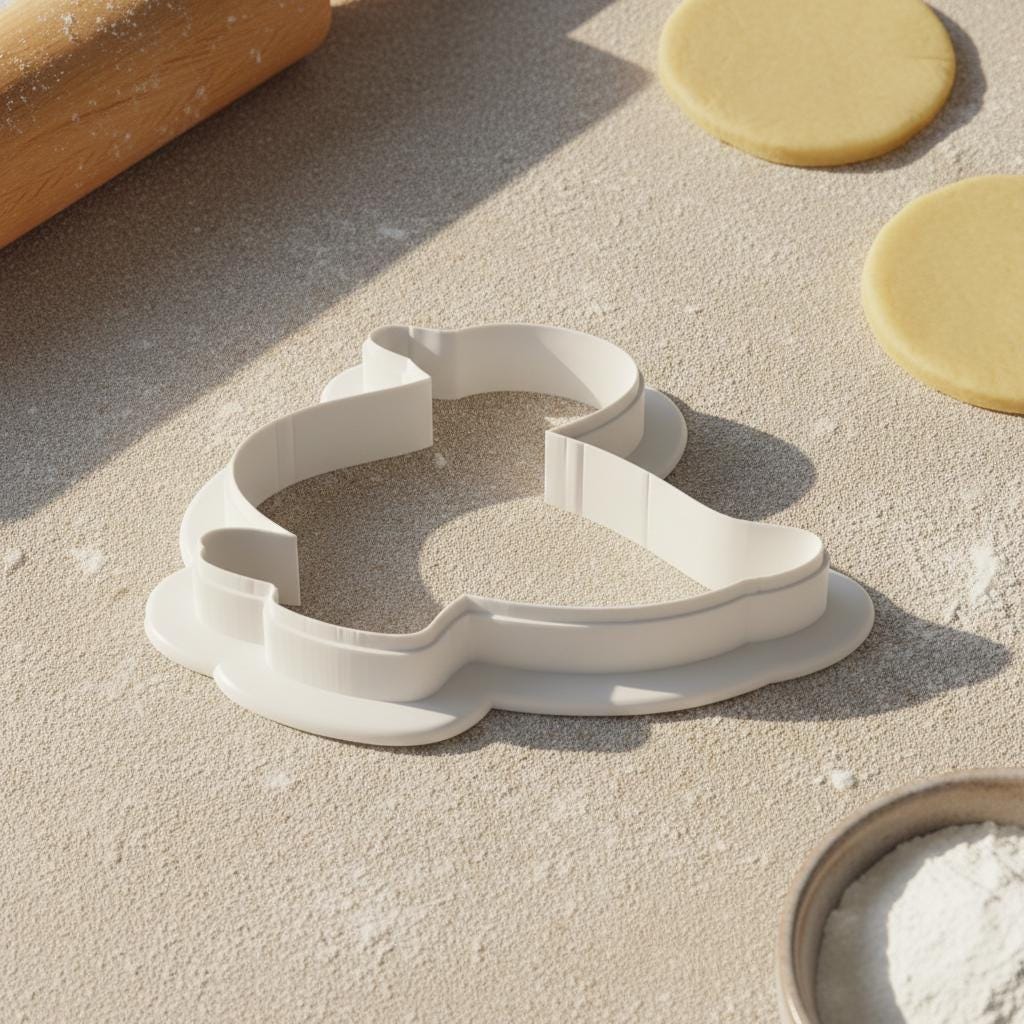 Duck Cookie Cutter, 3D Printed