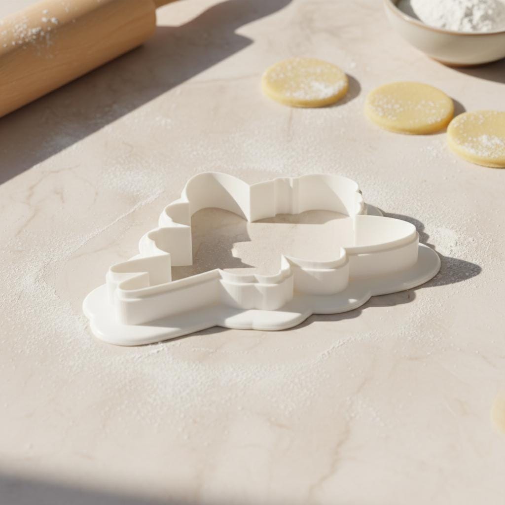 Fairy Cookie Cutter - Princess Party Cookie - 3D Printed