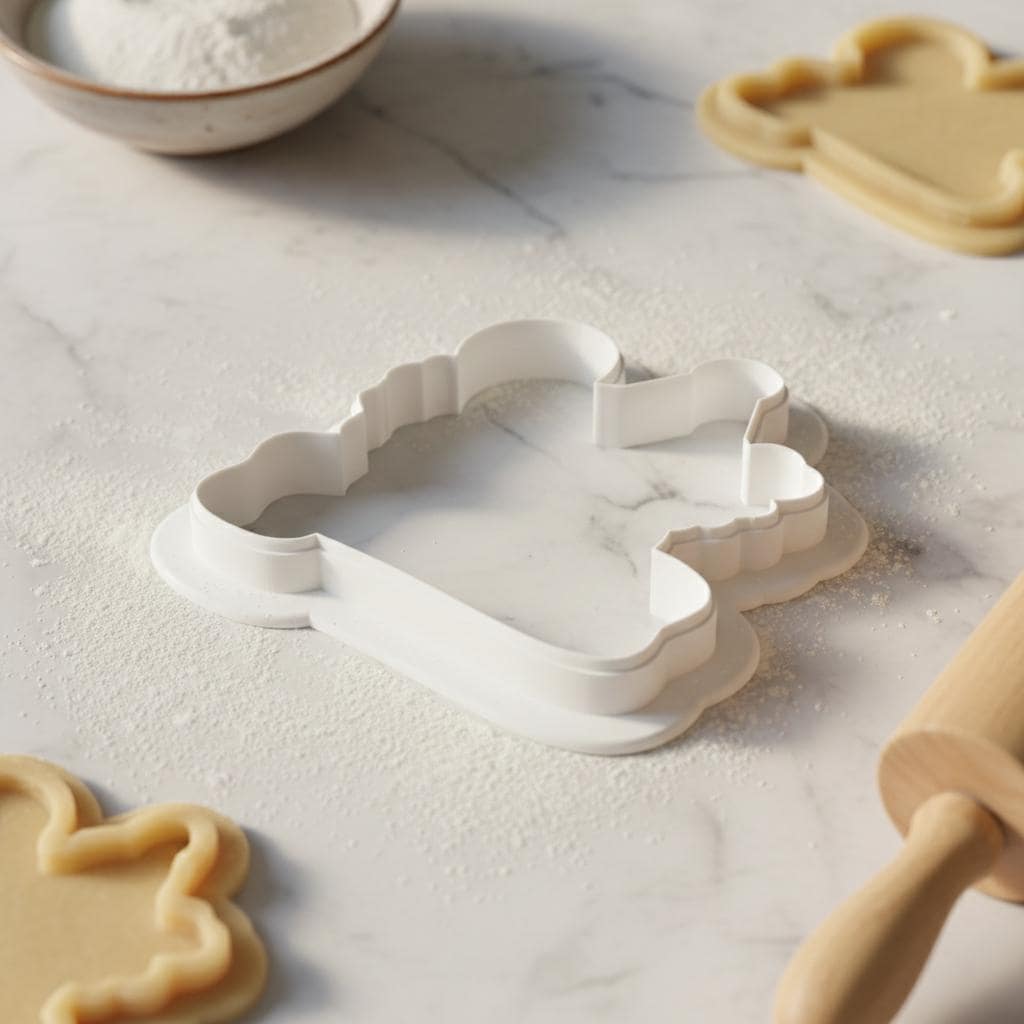 2nd Birthday Sugar Cookie Cutter: Number 2, 3D Printed