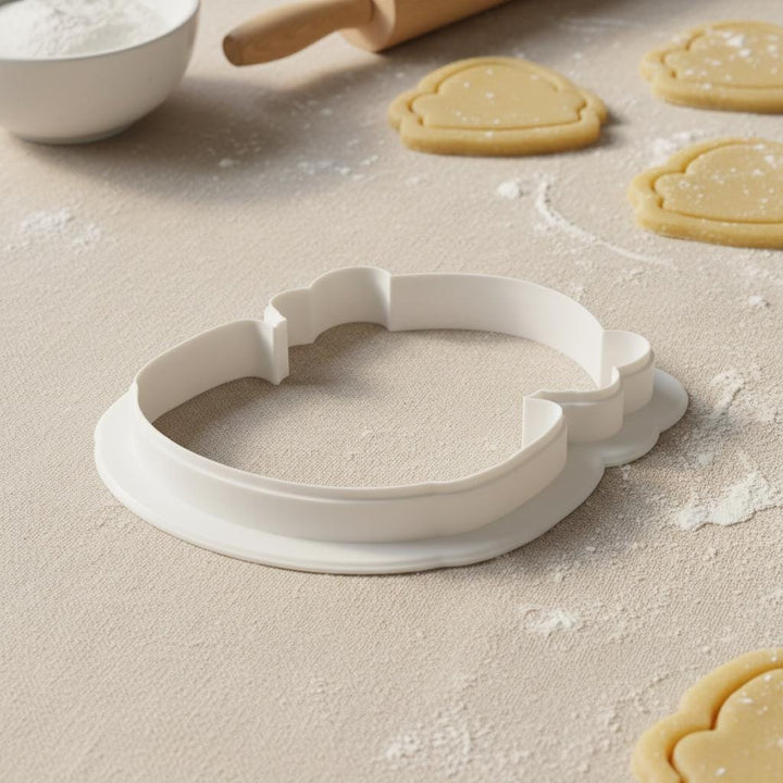 Highland Cow Easter Egg Cookie Cutter  3D Printed