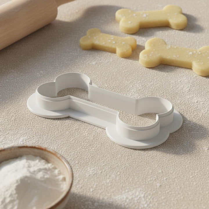 Dog Bone Cookie Cutter 3D Printed for Cookies &amp; Fondant