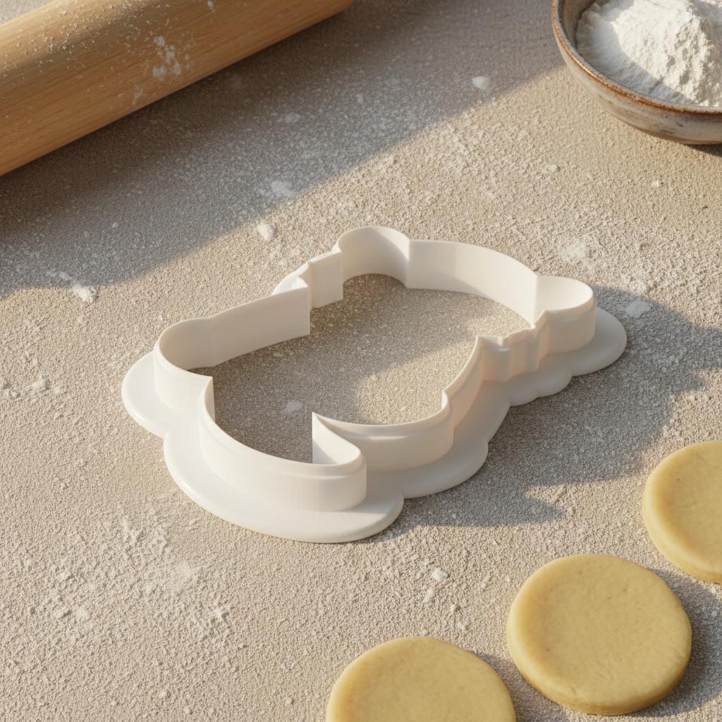 Sea Otter Cookie Cutter, 3D Printed for Fondant &amp; Cookie Dough