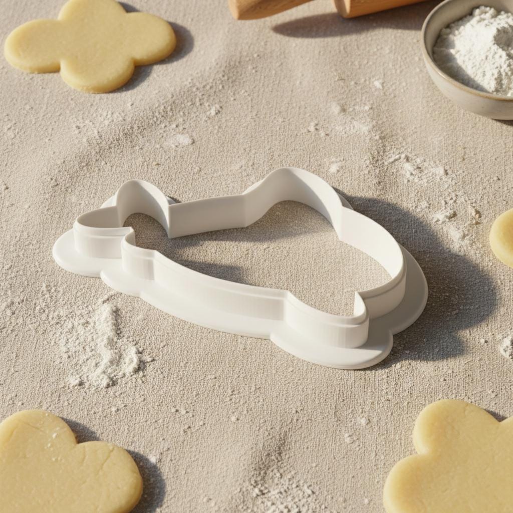 Shark Cookie Cutter | 3D Printed | Fondant &amp; Cookie Dough
