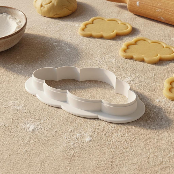 Cloud Cookie Cutter, 3D Printed for Cookies &amp; Fondant