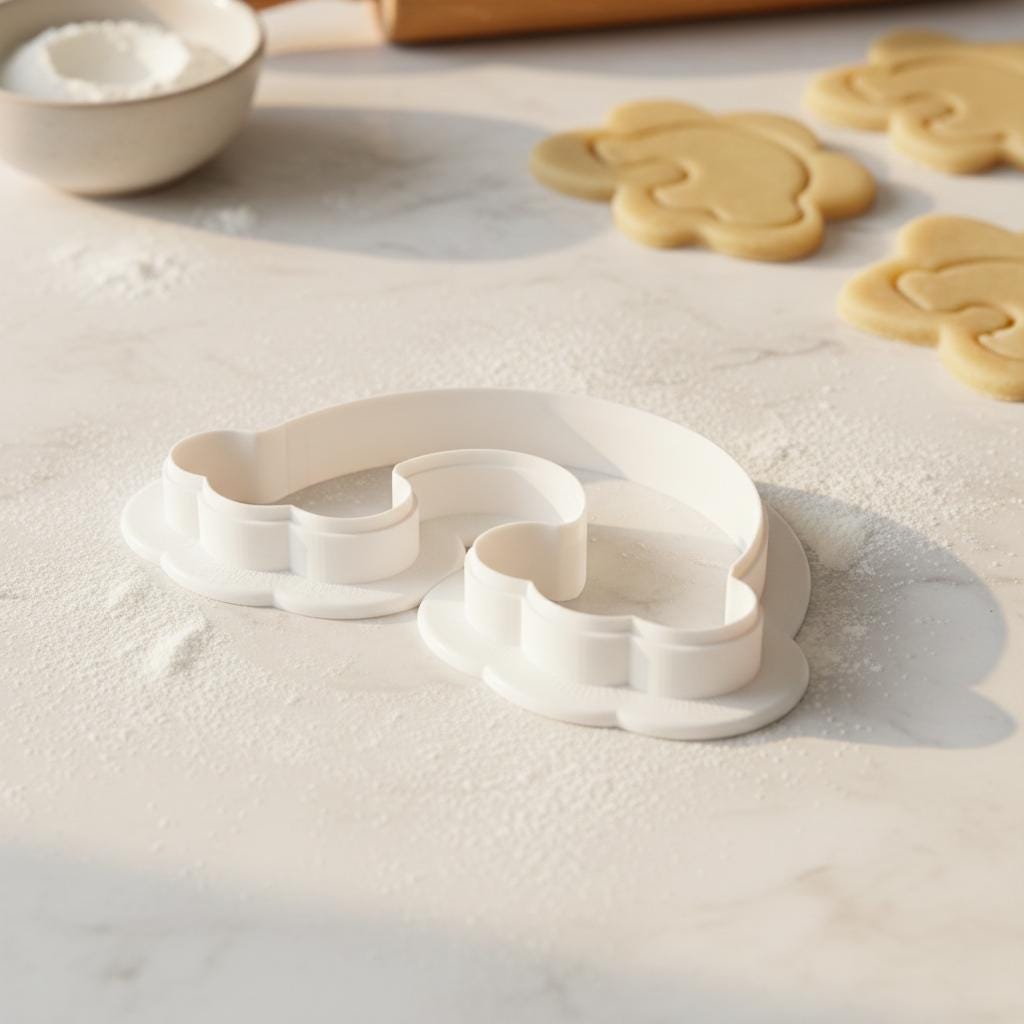 Rainbow Arch Cookie Cutter with Clouds for Fondant &amp; Sugar Cookies