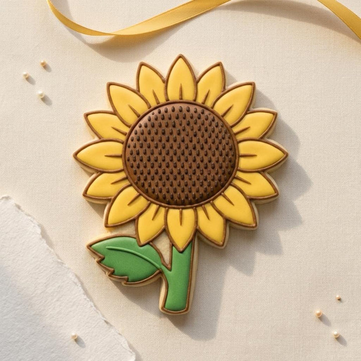 Sunflower Cookie Cutter  Garden Party &amp; Fall Decorated Cookies