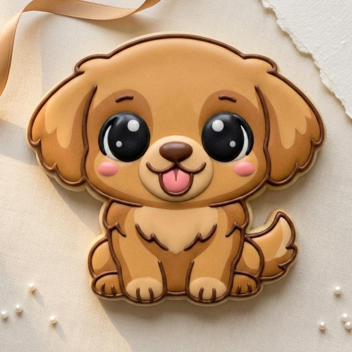 Golden Retriever Cookie Cutter, 3D Printed for Fondant