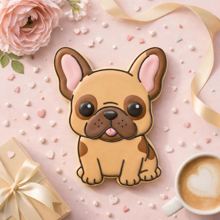 French Bulldog Cookie Cutter, 3D Printed Frenchie Dog, for Cookies &amp; Fondant