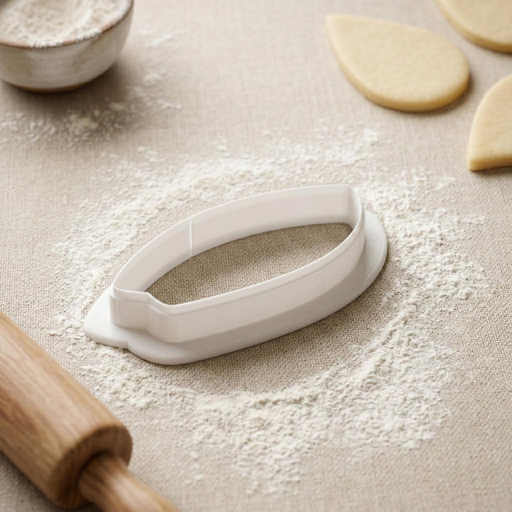 Surfboard Cookie Cutter, 3D Printed for Cookies &amp; Fondant