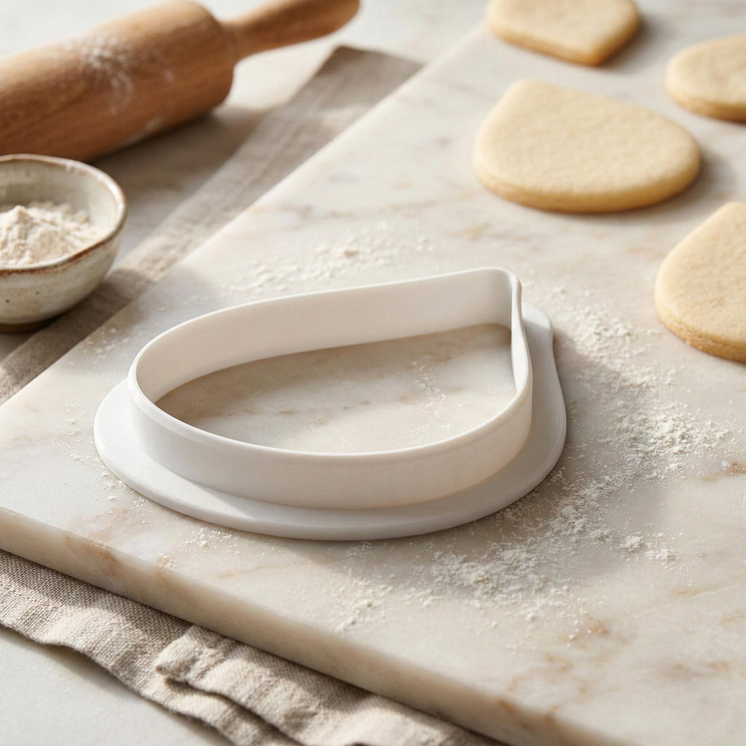 Raindrop Cookie Cutter, 3D Printed for Sugar Cookies &amp; Fondant