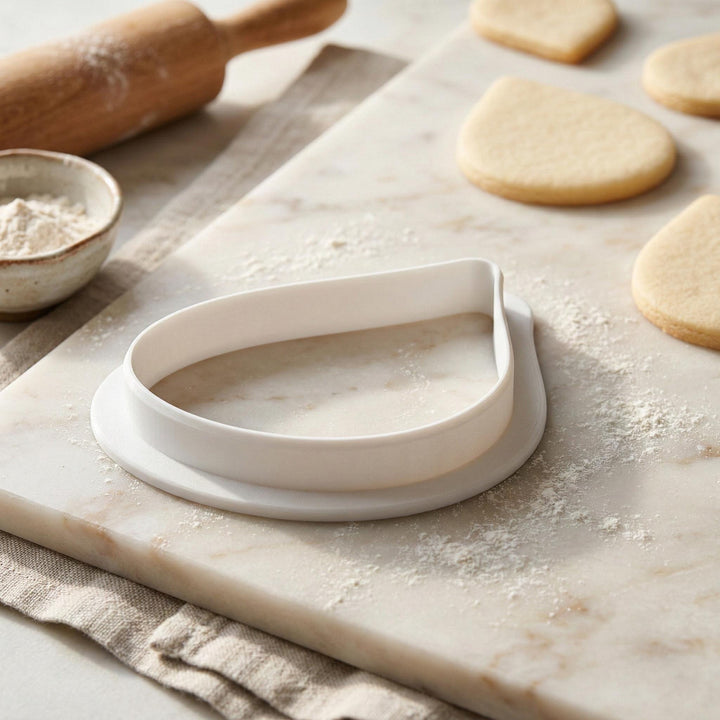 Raindrop Cookie Cutter, 3D Printed for Sugar Cookies &amp; Fondant