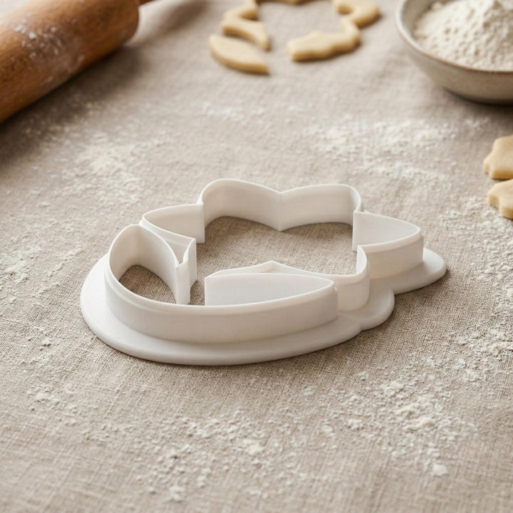 Daffodil Flower Cookie Cutter with Stem for Fondant &amp; Cookies