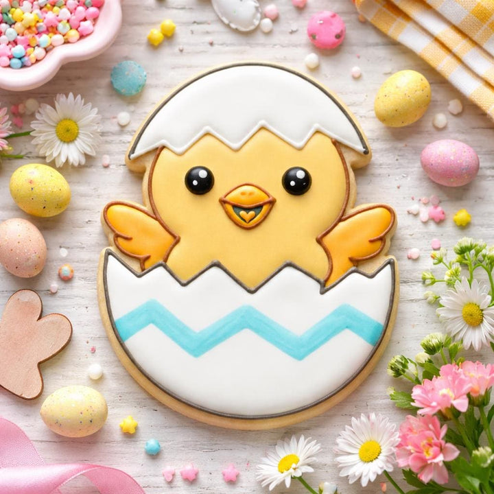 Easter Chick Cookie Cutter, 3D Printed Fondant Cutter