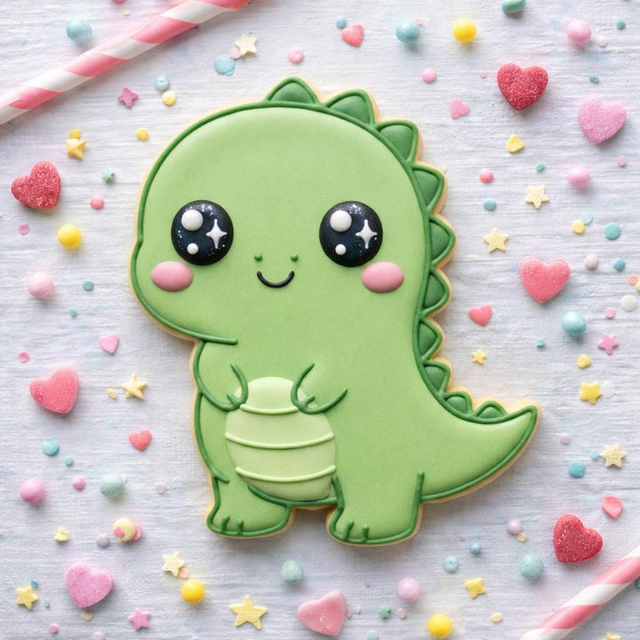 Dinosaur Cookie Cutter, 3D Printed for Cookies &amp; Fondant