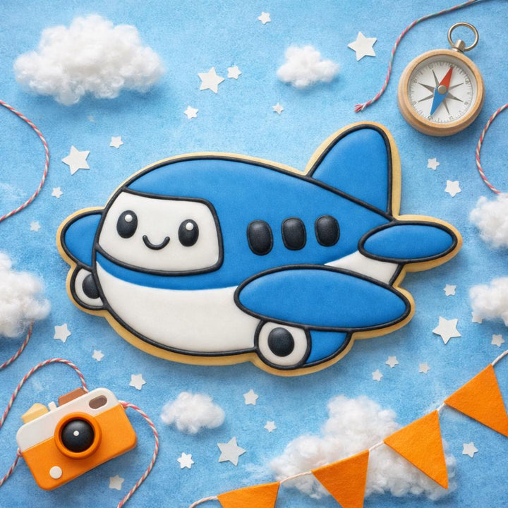 Airplane Cookie Cutter 3D Printed for Cookies &amp; Fondant
