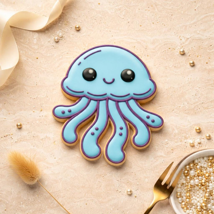 Jellyfish Cookie Cutter for Fondant &amp; Cookie Dough, 3D Printed