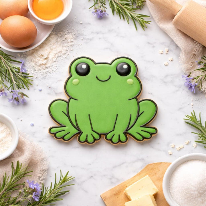 Frog Cookie Cutter, 3D Printed for Sugar Cookies &amp; Fondant