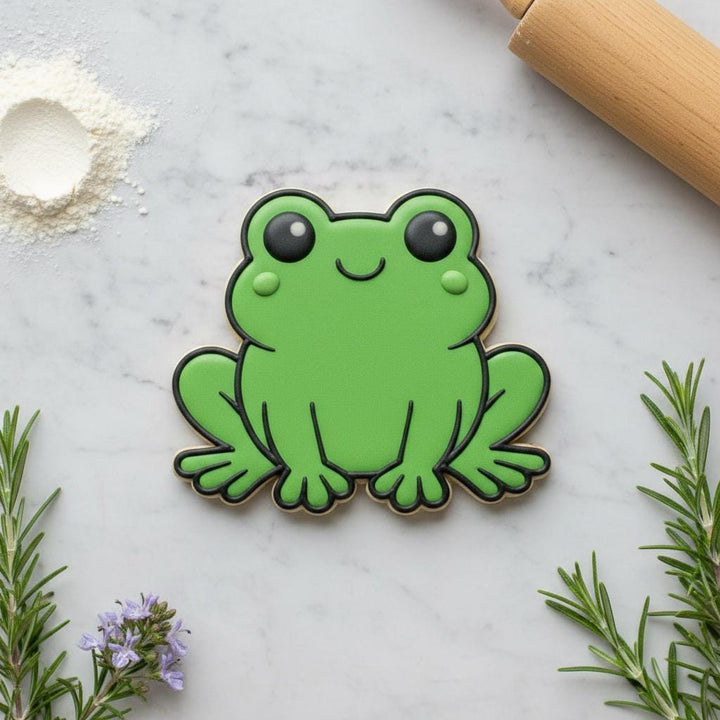 Frog Cookie Cutter, 3D Printed for Sugar Cookies &amp; Fondant