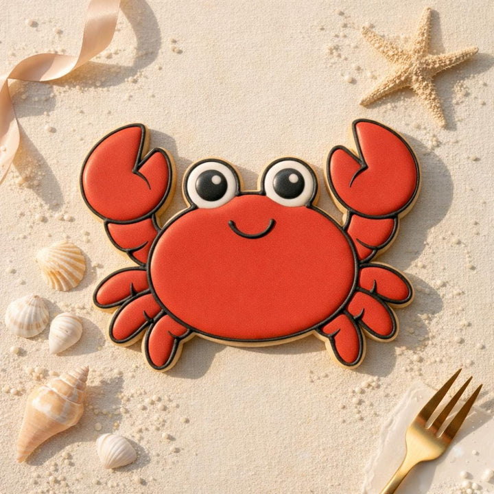 Crab Cookie Cutter, 3D Printed, Fondant &amp; Cookie Dough