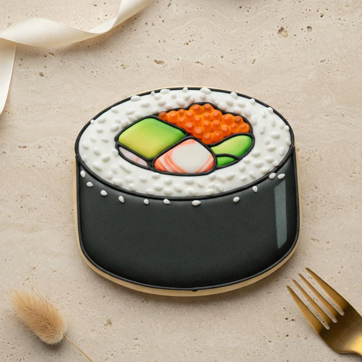 Sushi Roll Cookie Cutter | 3D Printed | Fondant &amp; Cookie Dough