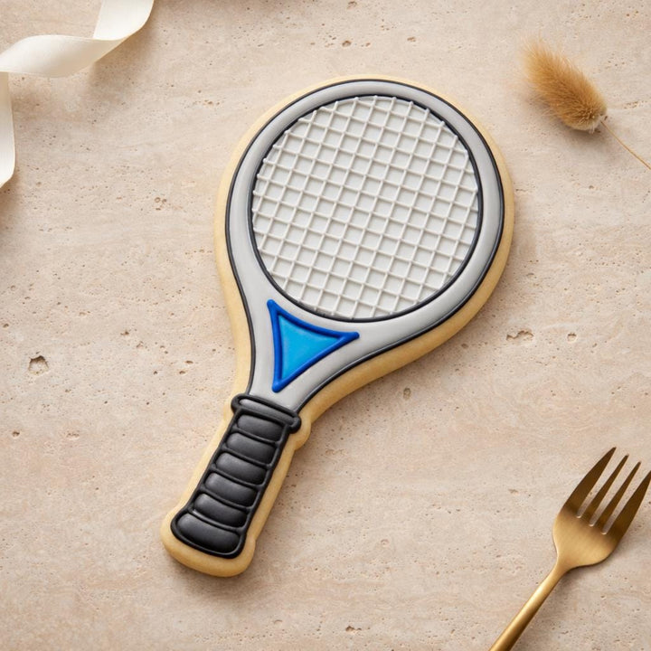 Tennis Racket Cookie Cutter, 3D Printed for Fondant and Cookie Dough