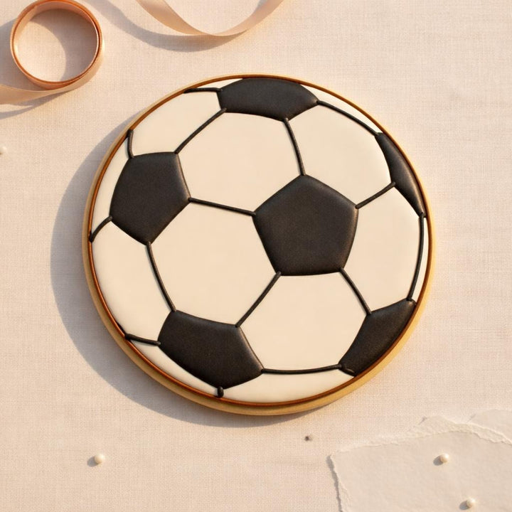 Soccer Ball Cookie Cutter for Fondant and Cookie Dough