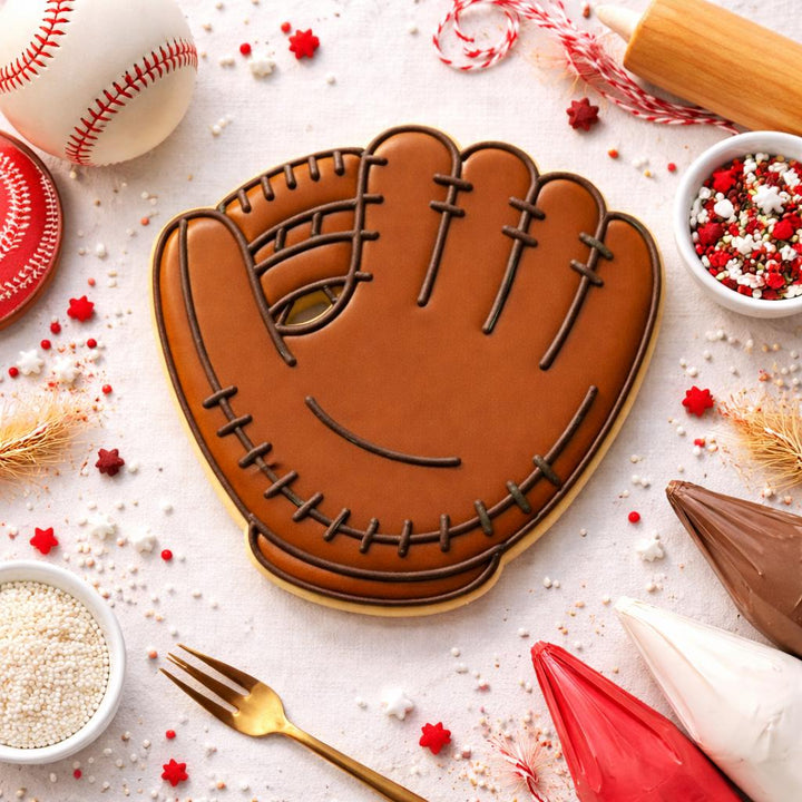 Baseball Glove Cookie Cutter, 3D Printed for Fondant &amp; Cookie Dough